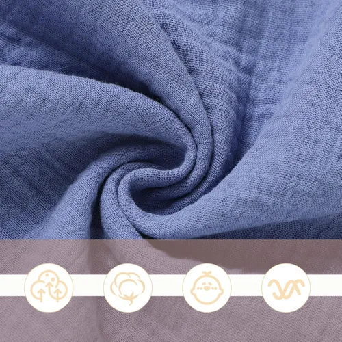 Miniatura 6 de Mantas de conejo de algodón orgánico para bebés, manta de seguridad con forma de conejito para bebés recién nacidos, Lovies para bebés, regalos