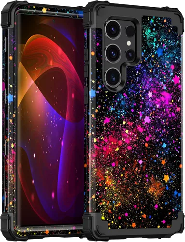 Miniatura 53 de Casetego Funda para Galaxy A16 5G, Tres Capas de Alta Resistencia Robusta a Prueba de Golpes, Protección Completa Rugosa de PC Duro + Parachoques