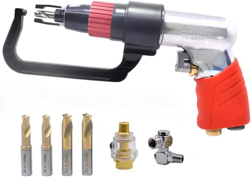 Taladro de soldadura por puntos de aire taladro neumático de chapa para removedor Dent Fix W/Hook Brocas con brocas de 5/16 1/4 pulgadas para
