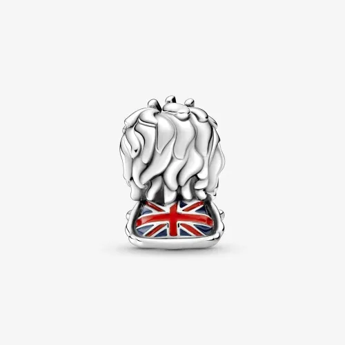 Miniatura 2 de PANDORA Wavy Union Jack León negro rojo y azul