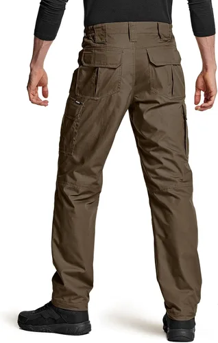 Miniatura 2 de CQR Pantalones tácticos para hombre, resistentes al agua, pantalones cargo Ripstop, ligeros EDC trabajo, senderismo, ropa para exteriores