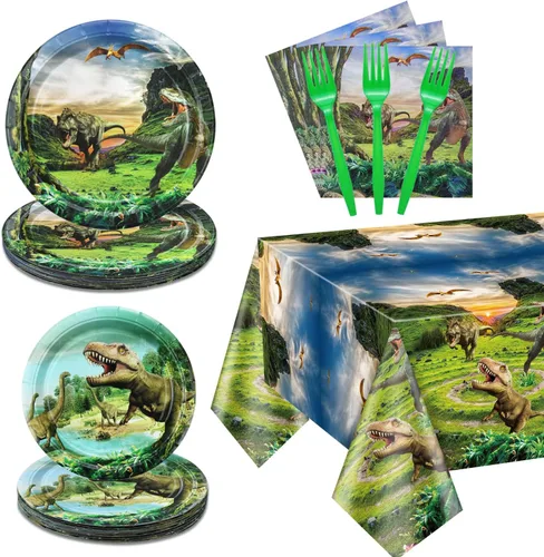 Miniatura 8 de Decoraciones de 18 cumpleaños para niños y niñas - 81 piezas de platos, servilletas, mantel, tenedores, decoración de fiesta negra y dorada, sirve