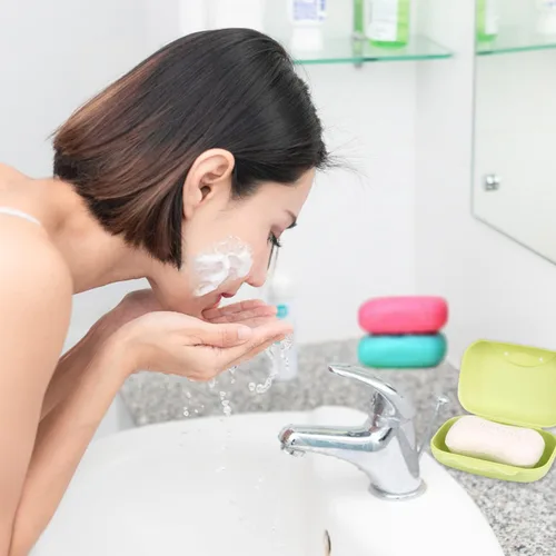 Miniatura 7 de 10 soportes para jabonera, jabonera de plástico para viajes, contenedor portátil a prueba de fugas para baño, campamento, gimnasio, viajes