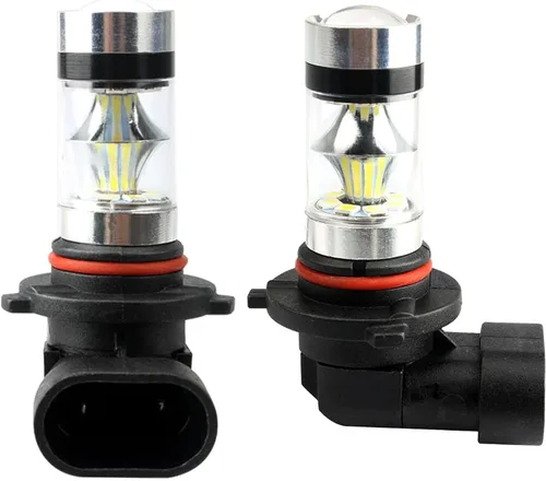 QODOLSI 2 bombillas LED 9005/9006 antiniebla para automóvil, luces de circulación diurna, luz delantera de 6500 K, luces de haz bajo de 12 V 100 W,
