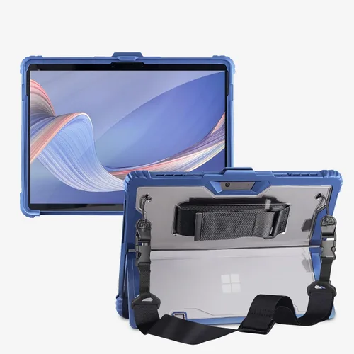 Miniatura 9 de AOAO Funda para Microsoft Surface Go 4/Surface Go 3/Surface Go 2/Surface Go con correa para el hombro, correa de mano, soporte para lápiz stylus