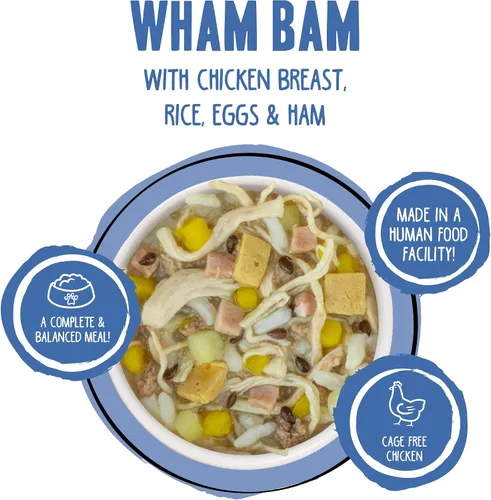 Miniatura 3 de Weruva Best Fido Friend Comidas de Tamaño Divertido para Perros, Wham Bam, Taza de 2.75oz, Paquete de 12