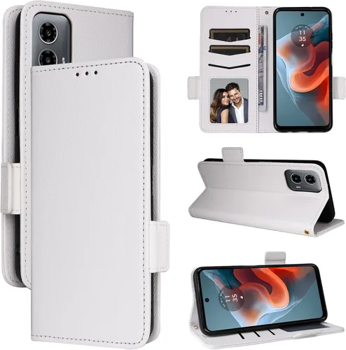 Miniatura 272 de Funda de piel sintética compatible con Motorola Moto E22 4G, funda de piel sintética compatible con Motorola Moto E22i 4G, color negro