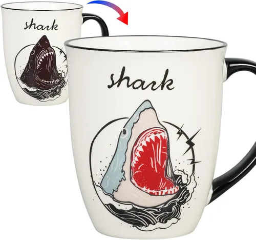 Miniatura 8 de Taza de cerámica que cambia de calor, taza de café divertida para mamá, papá, taza de té de porcelana, regalos para hombres y mujeres, cumpleaños