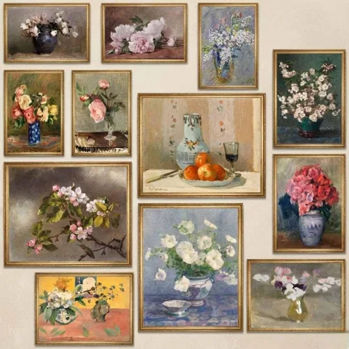 Miniatura 10 de MAZUKO 15 piezas de decoración de pared boho – Arte de pared moderno de mediados de siglo, pósteres boho, pósteres para la estética