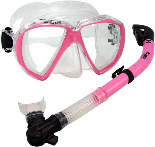 Miniatura 4 de PROMATE Snorkel Buceo Buceo Seco Máscara de Snorkel Deluxe Gear Set/ SCS0031