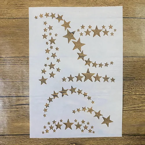 Miniatura 24 de TIAMECH Plantilla de alas reutilizables A4 para pintar, par de plantillas de capas de corazón de ala de ángel, arte de pared, muebles de madera