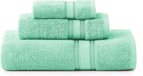 Miniatura 26 de Lane Linen Juego de 4 toallas de baño de 100 % algodón (35 x 66 pulgadas), juego de toallas de baño extragrandes de algodón sin torsión, secado Gris
