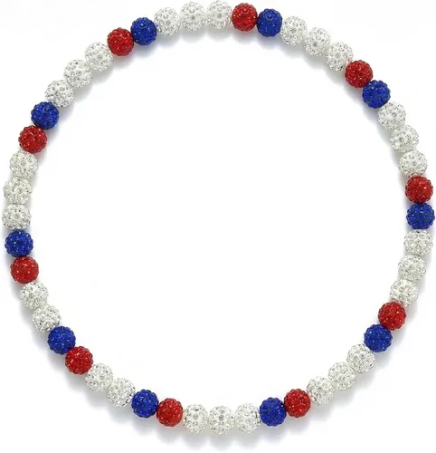 Miniatura 28 de Collar de béisbol con cuentas para hombre, colección Bling Ice, de 16 a 20 pulgadas, ideal para equipos de béisbol y entusiastas Arctic Ice