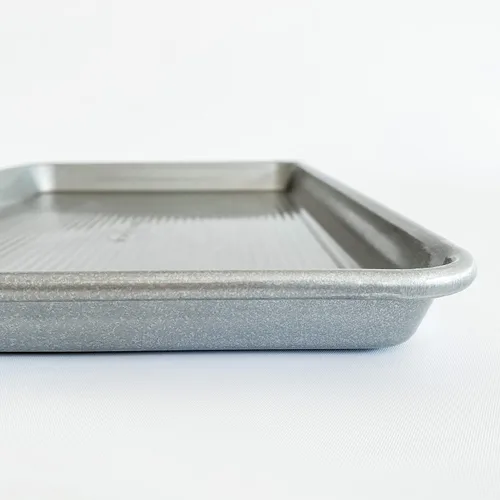 Miniatura 11 de USA Pan Juego de 3 piezas de moldes para hornear de acero aluminizado, resistente a la torsión y antiadherente