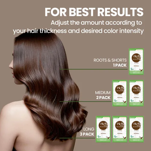 Miniatura 7 de Dongsung Herb Speedy Color Cream (marrón oscuro, paquete de 3) – Tinte vegano de hierbas coreanas, sin PPD, sin amoníaco, hipoalergénico – 100%