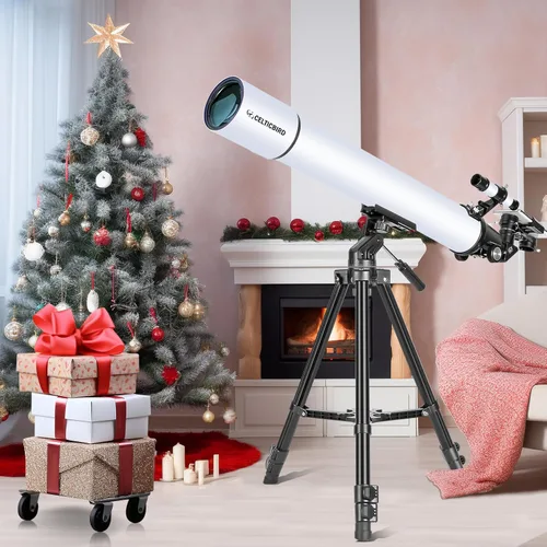 Miniatura 6 de Telescopio Celticbird para adultos de alta potencia, telescopios de viaje para principiantes de astronomía para adultos Regalos, apertura de 80mm