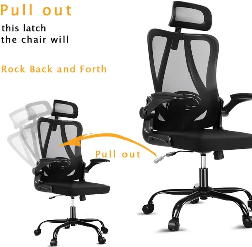 Miniatura 8 de Silla de oficina, silla de juegos, silla de escritorio, cómoda silla de computadora, silla ergonómica de oficina, silla de oficina de malla