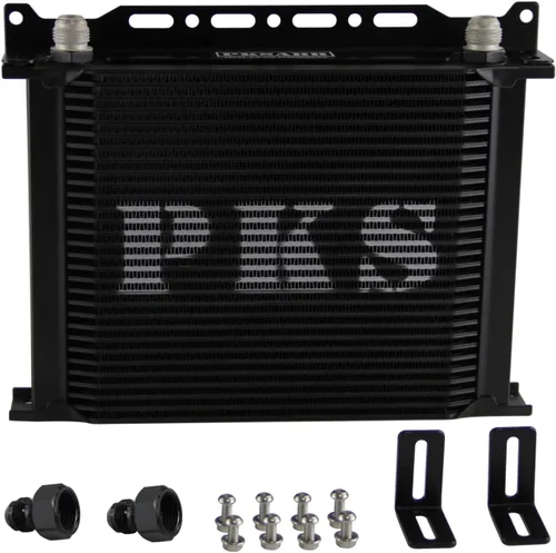 Miniatura 12 de Kit de soporte de montaje para enfriador de aceite de 16 filas 10AN con placa apilada para motor, enfriador de aceite de transmisión de aluminio