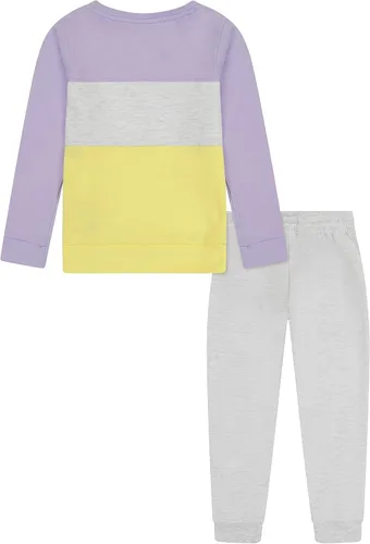 Miniatura 2 de PUMA girls Fleece Crewneck Pullover & Jogger Set