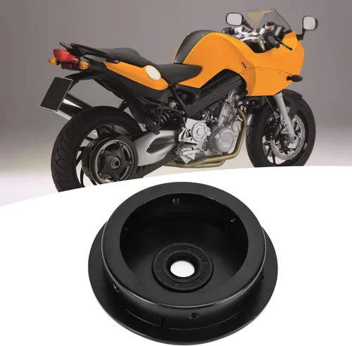 Miniatura 2 de Brida de freno de tambor trasero de motocicleta Brida de freno de tambor trasero de motocicleta de aleación de aluminio negro para YBR CG GN GS