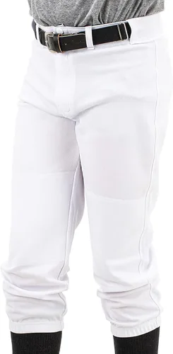 Miniatura 7 de Franklin Sports Pantalones de béisbol y sóftbol juveniles, hasta la rodilla + pantalones de béisbol de ajuste relajado para niños, color blanco