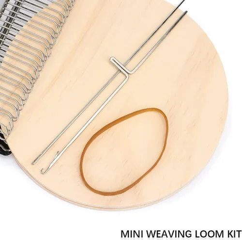 Miniatura 3 de Pequeño telar Speedweve - Mini telar de madera para tejer, práctico telar de retorcimiento, telar reparador, telar de tejer para manualidades, tejer
