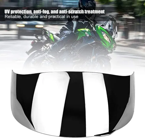 Miniatura 3 de Visera de casco para K1 K3 K5, chapada, cara completa, material de PC, antivaho