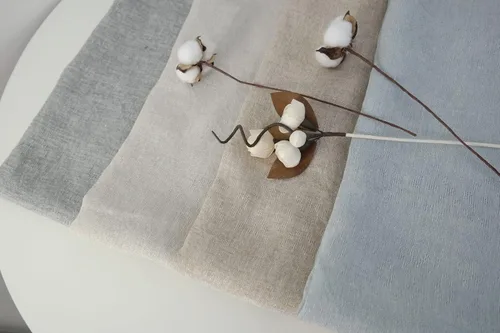 Miniatura 9 de Tela de lino jacquard gris con múltiples patrones, fibra textil de primera calidad para manualidades, decoración del hogar y tapicería
