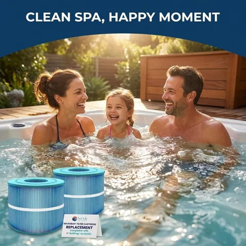 Miniatura 7 de 10-00282 Hot Tub Things - Cartuchos de filtro de spa - Compatible con Bullfrog®, Pleatco PBF40, Filbur FC-9900, PVT50W - Filtros de bañera