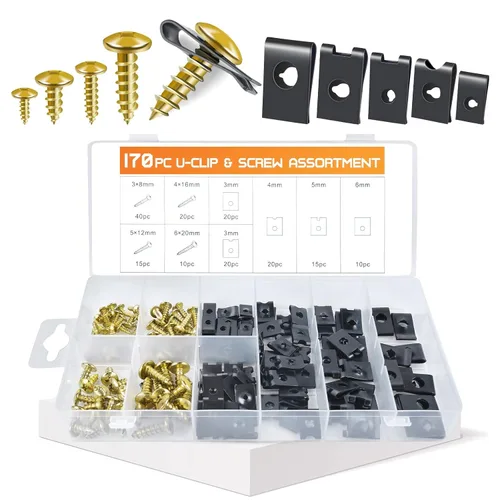 Miniatura 9 de OTUAYAUTO Kit surtido de clips de retención de línea de combustible de 70 piezas, clips de línea de transmisión y refrigerante, 3/8 y 5/16