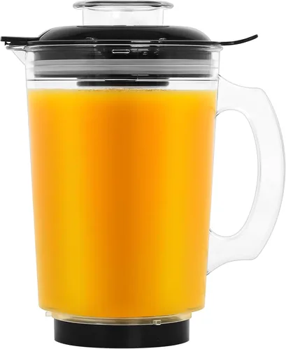 Wadoy Vaso de repuesto para licuadora de 48 onzas compatible con Magic Bullet de 250 W, piezas de repuesto de plástico Tritan sin BPA, tapa a prueba