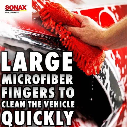 Miniatura 3 de SONAX Esponja de lavado de microfibra – Esponja de lavado de coche sin arañazos, microfibra ultrasuave, alta absorción de espuma, segura