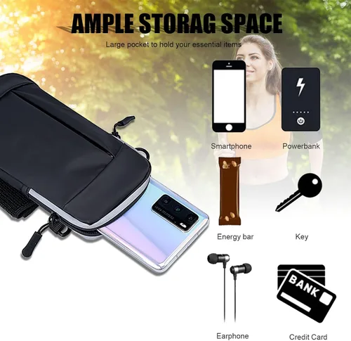 Miniatura 4 de Soporte para teléfono para correr, brazalete, bolso cruzado para teléfono celular, para mujeres, hombres, niños, iPhone 17, 16, 16e, 15, 14, 13, 12