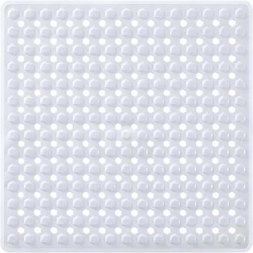 Miniatura 16 de Yimobra Tapete Cuadrado Antideslizante para Piso de Ducha, 21"x21" Tapete para Bañera Lavable a Máquina, Suave para los Pies, Tapete de Baño