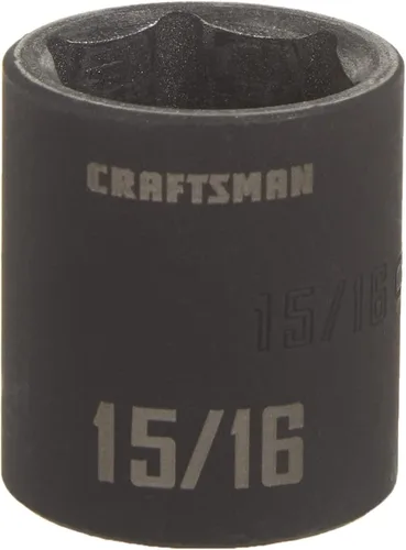 Miniatura 11 de Llave de impacto poco profundo CRAFTSMAN, SAE, accionamiento de 1/2 pulgada, 7/16 pulgadas (CMMT15849)