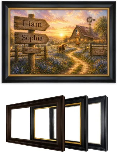 Miniatura 161 de IPIC - Personalized Framed Canvas with Custom Street Sign in Boston Personalized Street Signs with Names, Custom Canvas Print, Boston Sunset