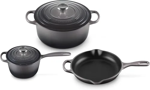 Juego de horno holandés Le Creuset of America de 5 piezas, N/A, Ostra