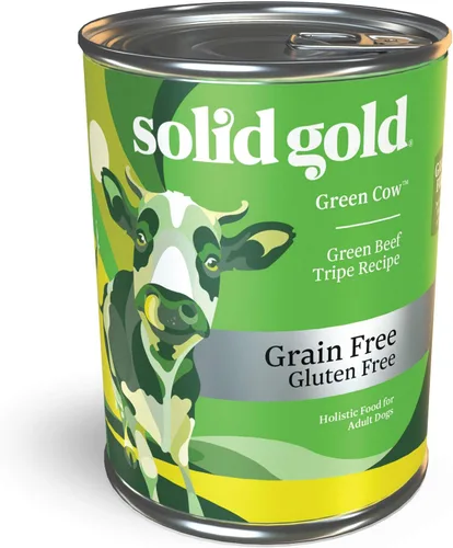 Miniatura 12 de Solid Gold Alimento húmedo para perros con alto contenido de proteínas, ladrando en la luna, sin granos con carne de res real, lata de 6