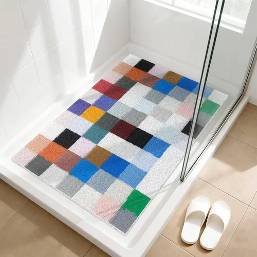 Miniatura 21 de Alfombrilla de Bañera Antideslizante - Alfombrilla de Ducha Antideslizante, Alfombrillas de Bañera de Secado Rápido, Suave Alfombrilla de Masaje