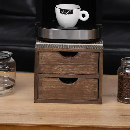 Miniatura 7 de DDYURI Organizador de Cajón Soporte para Cápsulas de Café - Accesorios de Almacenamiento de Cubiertos de Cocina/ Cajones K-Cup con Partición
