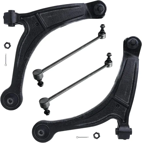 Miniatura 100 de Detroit Axle - Kit de 4 brazos de control delanteros para Ford Mustang 05-10, 2 brazos de control inferiores, 2 puntales 2005 2006 2007 2008 2009