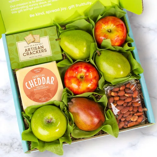 Miniatura 5 de A Gift Inside Perfect Pairings Deluxe Frutas, Quesos y Caja Gourmet