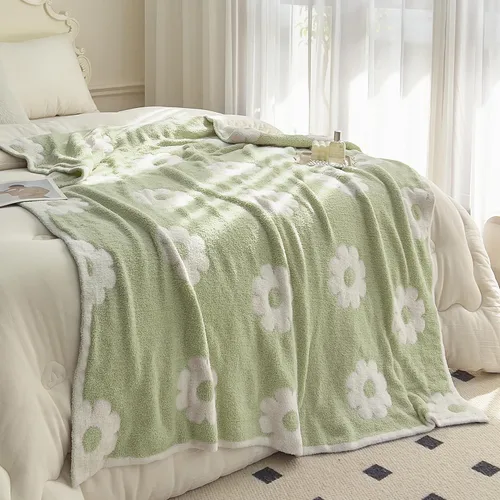 Miniatura 19 de NIDITW - Manta ultrasuave y acogedora de Navidad, cobija de microfibra tejida, muy ligera y esponjosa, de forro polar, para sofá, sofá cama, 50 x 60