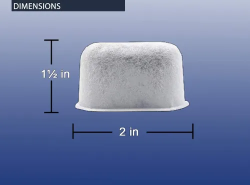 Miniatura 2 de Filtro de agua de carbón de repuesto prémium que se adapta a todas las máquinas Keurig. Diseño de ajuste universal, ayuda a mejorar el sabor