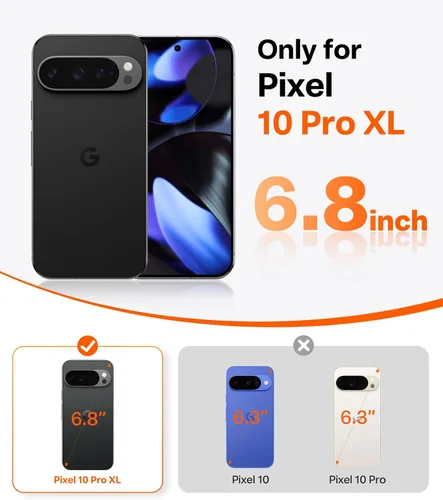 Miniatura 9 de TORRAS Funda magnética a prueba de golpes para Google Pixel 10 Pro XL, fuerte ajuste magnético para MagSafe, protección de grado militar de 12 pies