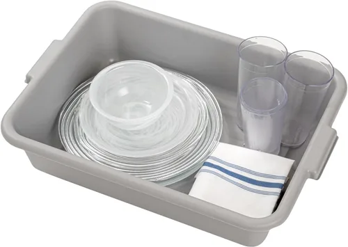 Miniatura 21 de Restaurantware -Solo bañera: RW Clean 21.25 pulgadas x 15.7 pulgadas bañera de autobús, 1 caja de autobús regular - Tapa se vende por separado