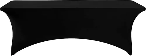 Miniatura 2 de FORLIFE - Funda de mesa de elastano, mantel ajustado de 4 pies para mesas rectangulares, funda elástica para patio, universal para bodas, banquetes