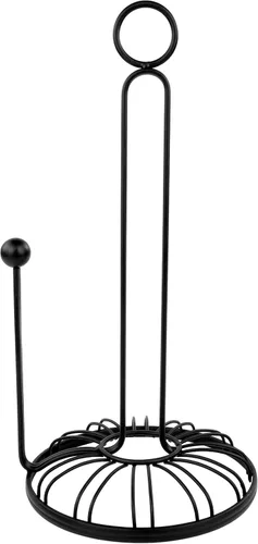 Miniatura 3 de Spectrum Contempo - Soporte para toallas de papel (negro) – Organización de almacenamiento para encimera de cocina, mesa, despensa, lavandería