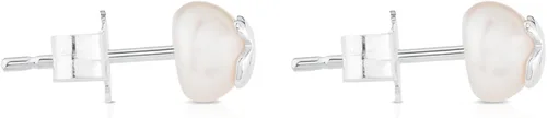 Miniatura 2 de TOUS Bear - Aretes de plata 925 con perlas cultivadas en agua dulce blancas Plata de ley Plata Perla simulada
