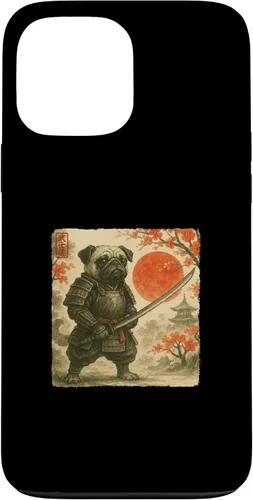 Miniatura 24 de Pug Samurai Japanese Warrior Costume Sumi-e Art Funny Case for iPhone 17